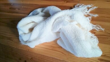 二重織りマフラー