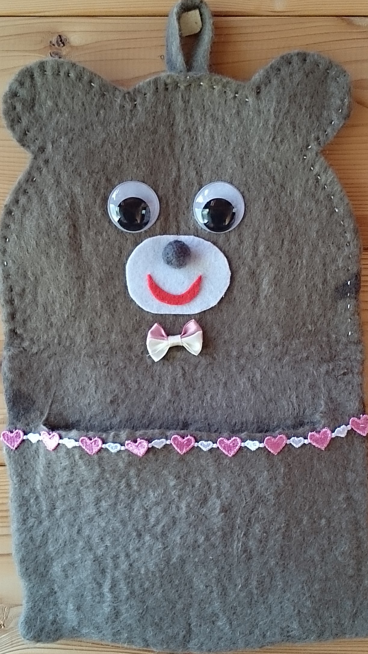 フェルトの状差し