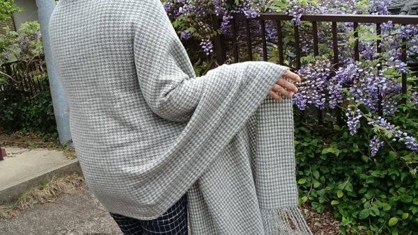 カシミアの大判ストール