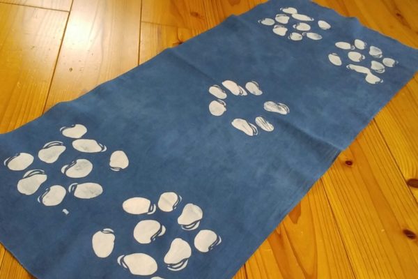 手拭い型抜き染