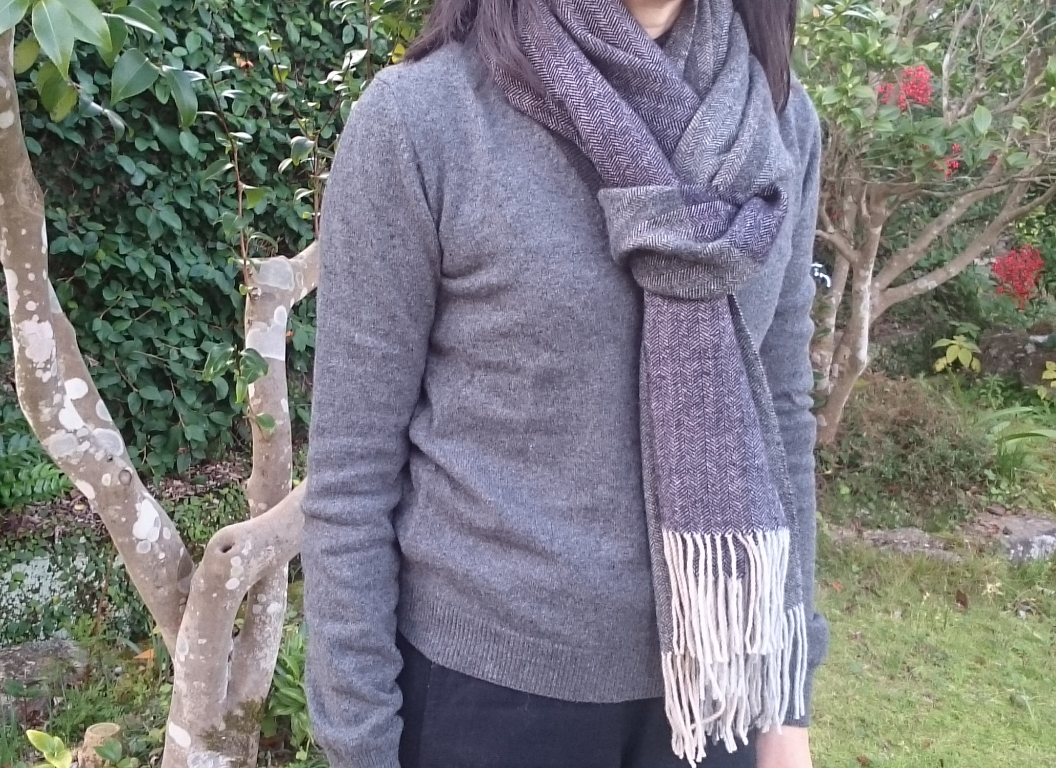 カシミアマフラー