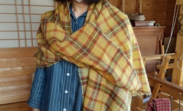 モヘアストール